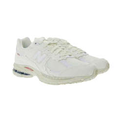 New Balance 2000R Sneakers: Genuine Leather Shoes for Women and Men, Retro Shoes with ABZORB Cushioning, M2002RDC, Ecru-White