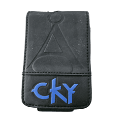 CKY US-amerikanische Rockband MP3-Player-Hülle mit Klettverschluss iPod-Player 11x7x1,5 cm MP3-Schutz Schwarz