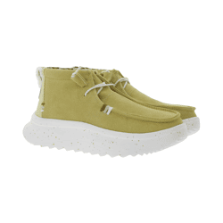 HEY DUDE Wendy Peak Damen Schlupf-Stiefelette im Mokassin-Look mit Wechselfußbett und Echtleder 40411-265 Beige