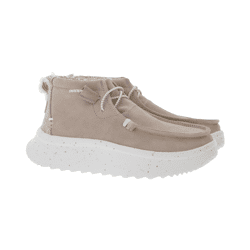 HEY DUDE Wendy Peak Damen Schlupf-Stiefelette im Mokassin-Look mit Wechselfußbett und Echtleder 40411-684 Altrosa
