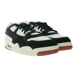 NIKE Air Jordan Air RM 4 Kinder / Damen Sneaker mit Air-Dämpfung Echtleder-Schuhe FQ7938 100 Schwarz/Weiß