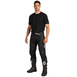 SCOTT X-Plore Swap Herren Moto-Cross Hose Motorsport-Kleidung mit vergrößertem Kniebereich Fahrrad-Hose 292379 1007 Schwarz