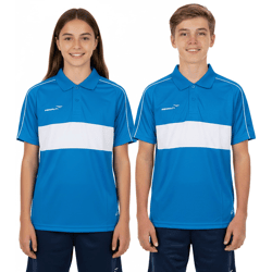 PENALTY Polo Matis Jr Kinder Polo-Hemd aus schnelltrocknendem DRY ON-Material Sport-Shirt 310703-6041 Blau/Weiß