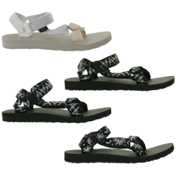 TEVA Original Damen oder Herren Trekking-Sandale Freizeit-Schuhe Outdoor-Sandale Silber/Rosa oder Schwarz