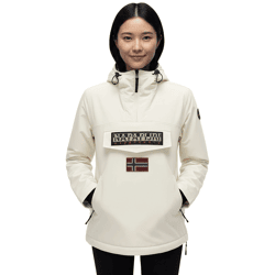 NAPAPIJRI Rainforest Damen Übergangs-Jacke mit nachhaltiger Comfortemp-Synthetikfüllung Windbreaker Wind-Jacke NP0A4GM6N1J1 Beige