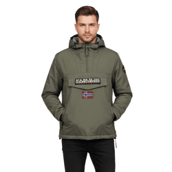 NAPAPIJRI Rainforest wasserabweisende Anorak-Jacke Winter-Jacke NP0A4GMCG0A1 Khaki-Grün