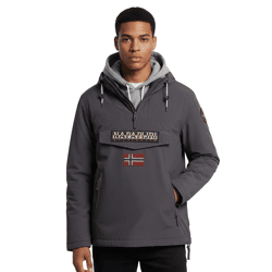 NAPAPIJRI Rainforest Pocket 2 wasserabweisende Anorak-Jacke Winter-Jacke NP0A4GMDH981 Dunkel-Grau