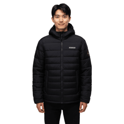 NAPAPIJRI A-Gesar H Herren Stepp-Jacke im urbanem Look Winter-Jacke Puffer-Jacke NP0A88U39411 Schwarz