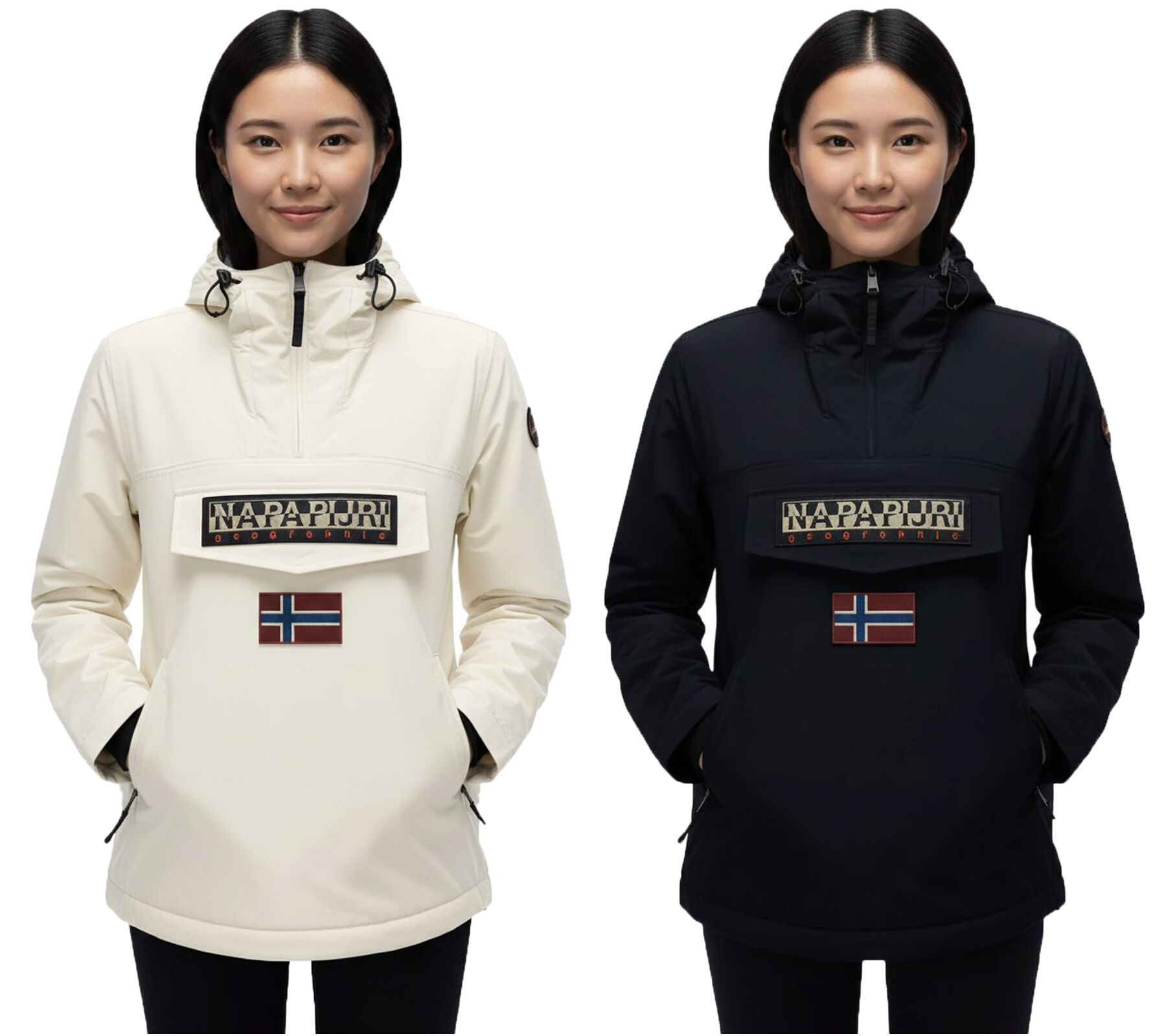 NAPAPIJRI Rainforest Damen &Uuml;bergangs-Jacke mit nachhaltiger Comfortemp-Synthetikf&uuml;llung Windbreaker Wind-Jacke Schwarz oder Beige