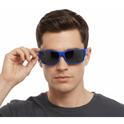 Champion Sport Sonnenbrille Herren Sport-Brille polarisierte Urlaubs-Brille UVA&UVB Schutz CU514602 Blau
