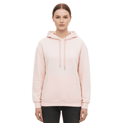 ZWILLINGSHERZ Hoodie Damen Sweat-Pullover Kapuzenpullover mit Tasche 46093-13 Rosa