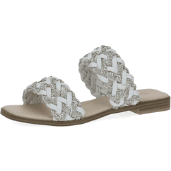 Modische CAPRICE Pantoletten Schlupfschuhe für Damen 9-9-27103-20 167 Weiß