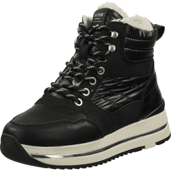 Trendige MUSTANG Stiefelette Schnürschuhe für Damen 1480-602-9 Schwarz
