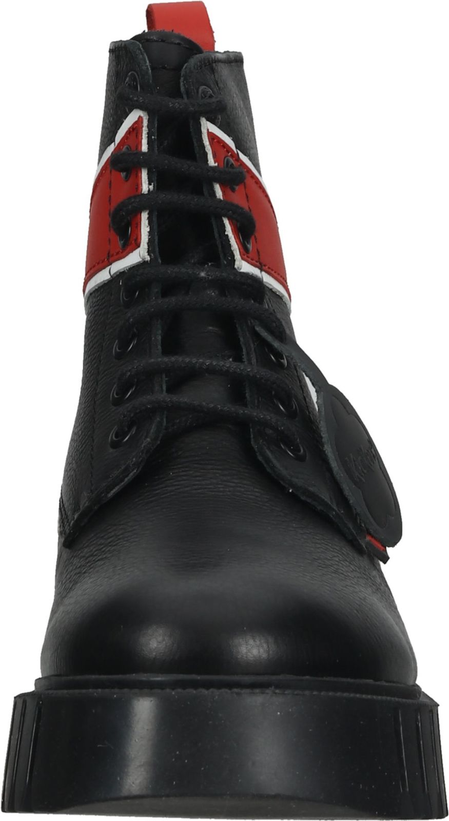 Bequeme Kickers Stiefelette Schn&uuml;rschuhe f&uuml;r Damen 910624-50 83 Schwarz