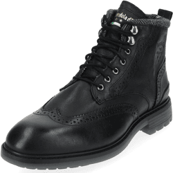 Trendy Pantofola d'Oro Men's Lace-Up Ankle Boots 10233052.11A Black