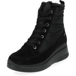 Modische igi&co Stiefelette Schnürschuhe für Damen 46548 00 Schwarz