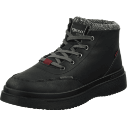 Elegante igi&co Stiefelette Schnürschuhe für Herren 46490 00 Schwarz