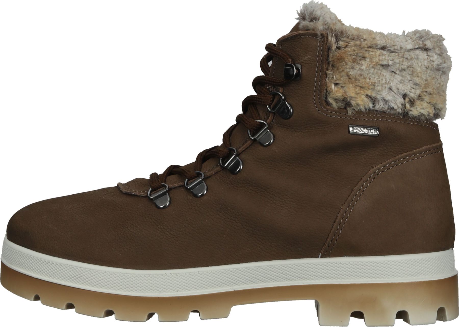 Vielseitige IMAC Stiefelette Schn&uuml;rschuhe f&uuml;r Damen 258858 30176-017 Braun