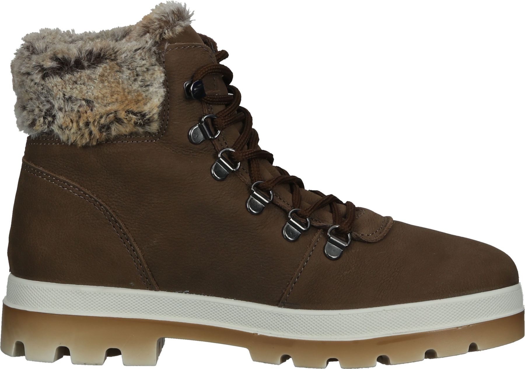 Vielseitige IMAC Stiefelette Schn&uuml;rschuhe f&uuml;r Damen 258858 30176-017 Braun