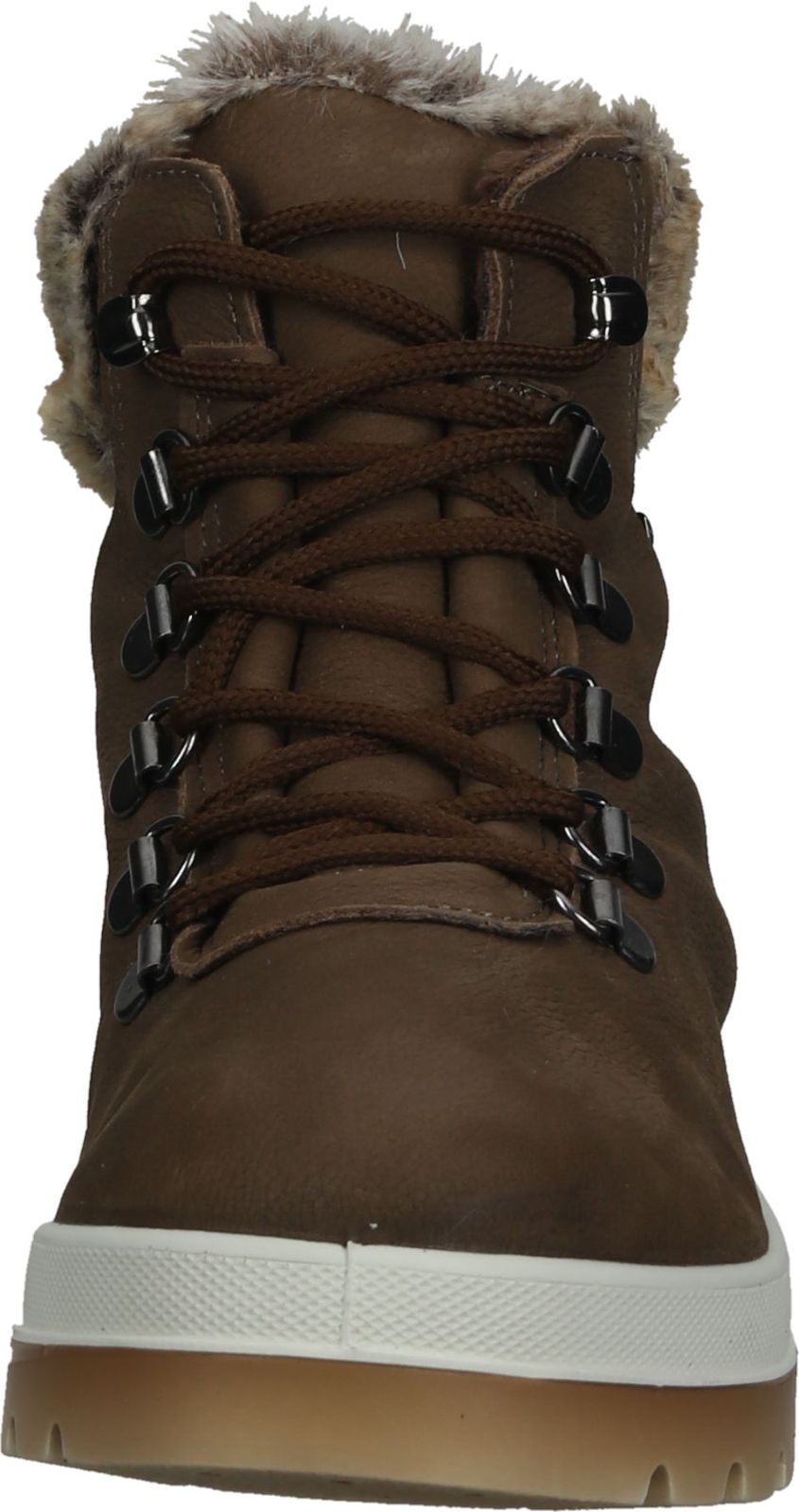 Vielseitige IMAC Stiefelette Schn&uuml;rschuhe f&uuml;r Damen 258858 30176-017 Braun