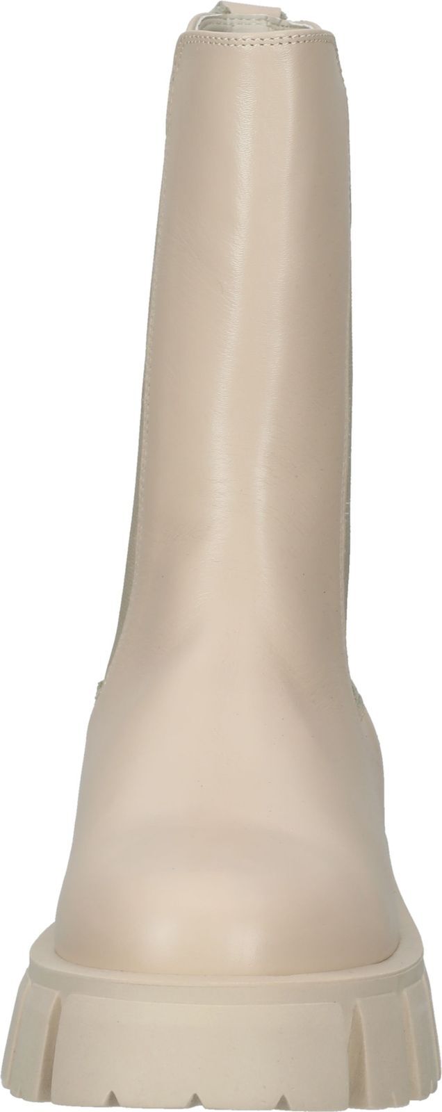Elegante LAZAMANI Stiefelette Schlupfschuhe f&uuml;r Damen 55.084 ecru Beige