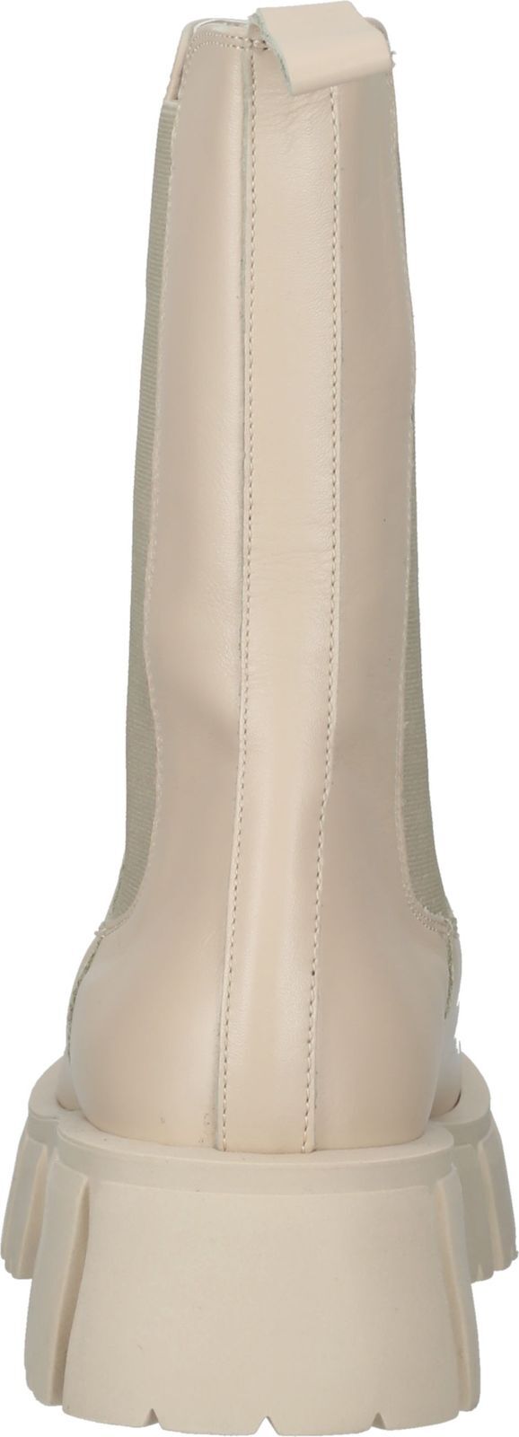 Elegante LAZAMANI Stiefelette Schlupfschuhe f&uuml;r Damen 55.084 ecru Beige