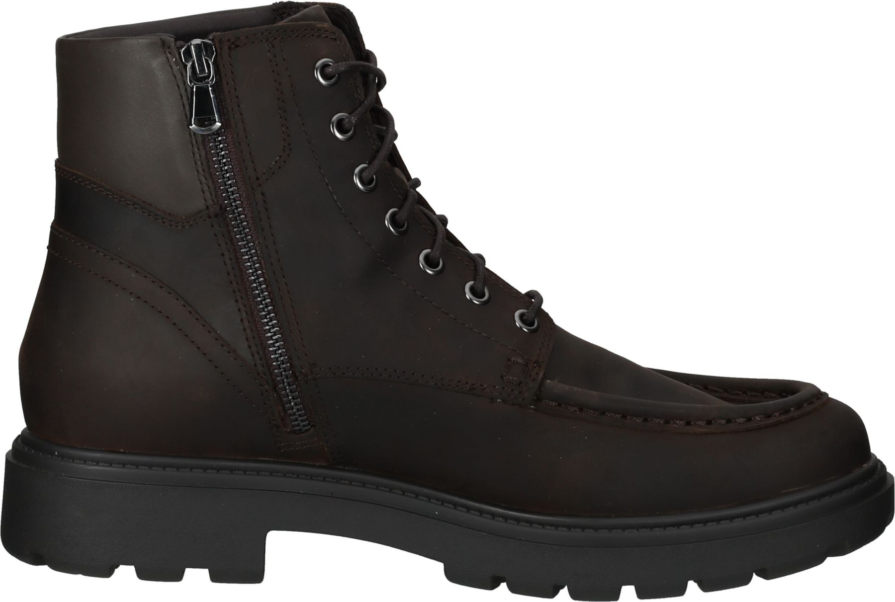 Sportliche GEOX Stiefelette Schn&uuml;rschuhe f&uuml;r Herren U36FRE 000FF C6009 Braun