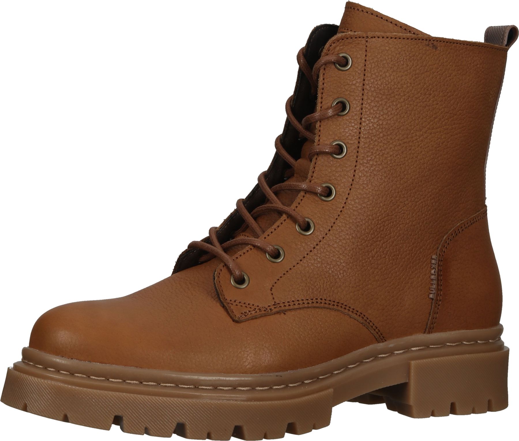 Trendige BULLBOXER Stiefelette Schn&uuml;rschuhe f&uuml;r Damen 610504E6LC NUTT Braun