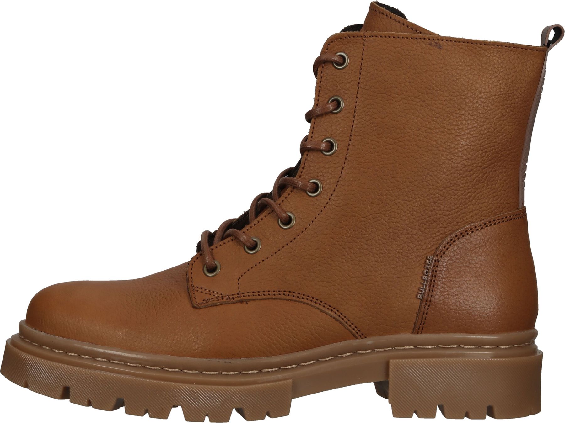 Trendige BULLBOXER Stiefelette Schn&uuml;rschuhe f&uuml;r Damen 610504E6LC NUTT Braun