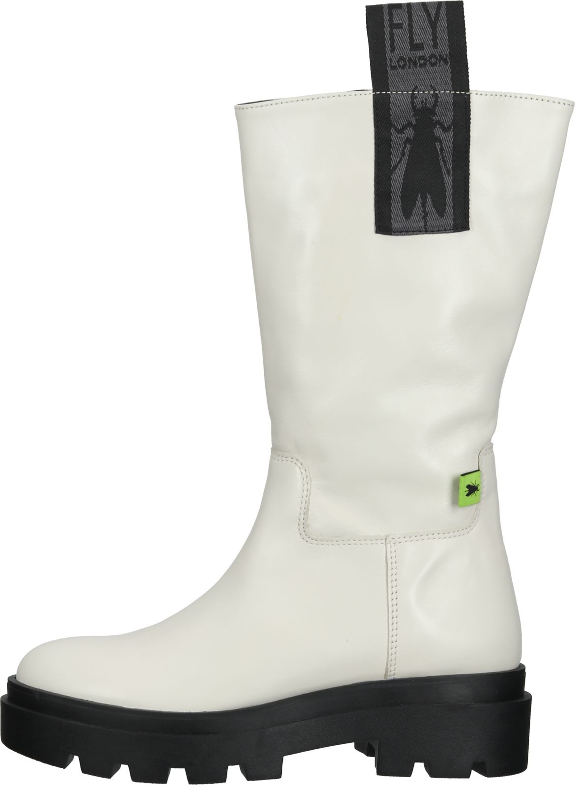 Modische FLY London Stiefel Stiefel f&uuml;r Damen P144882 001 Wei&szlig;