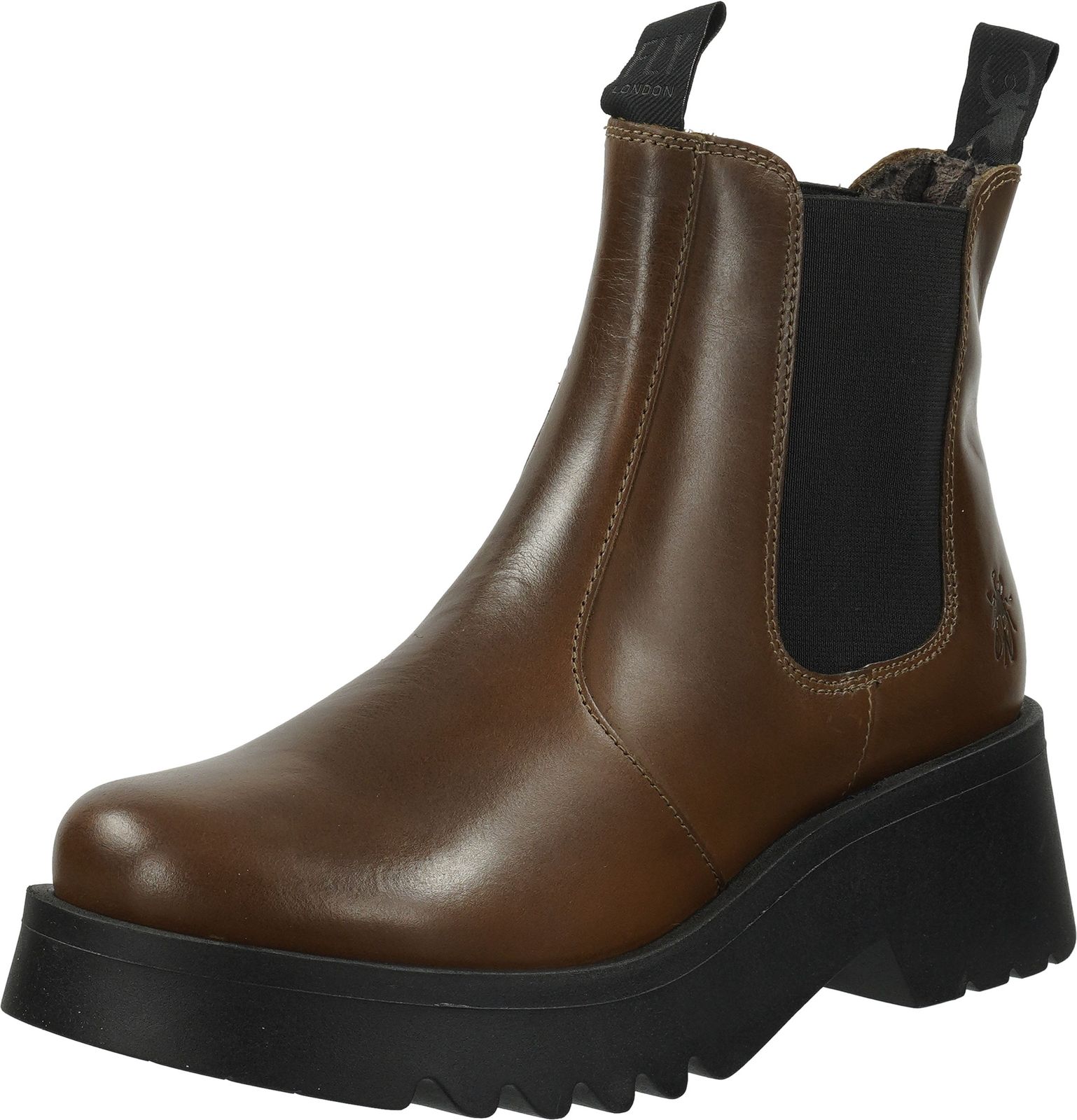 Trendige FLY London Stiefelette Schlupfschuhe f&uuml;r Damen P144789 005 Braun