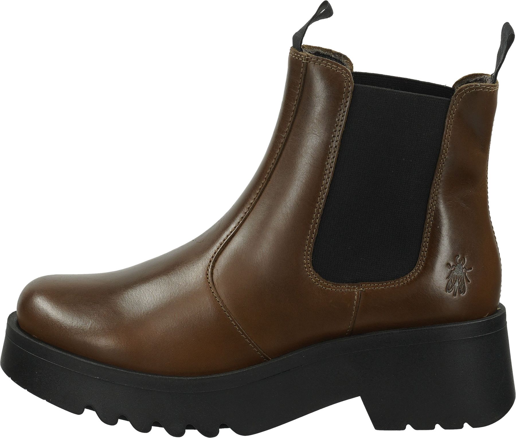 Trendige FLY London Stiefelette Schlupfschuhe f&uuml;r Damen P144789 005 Braun