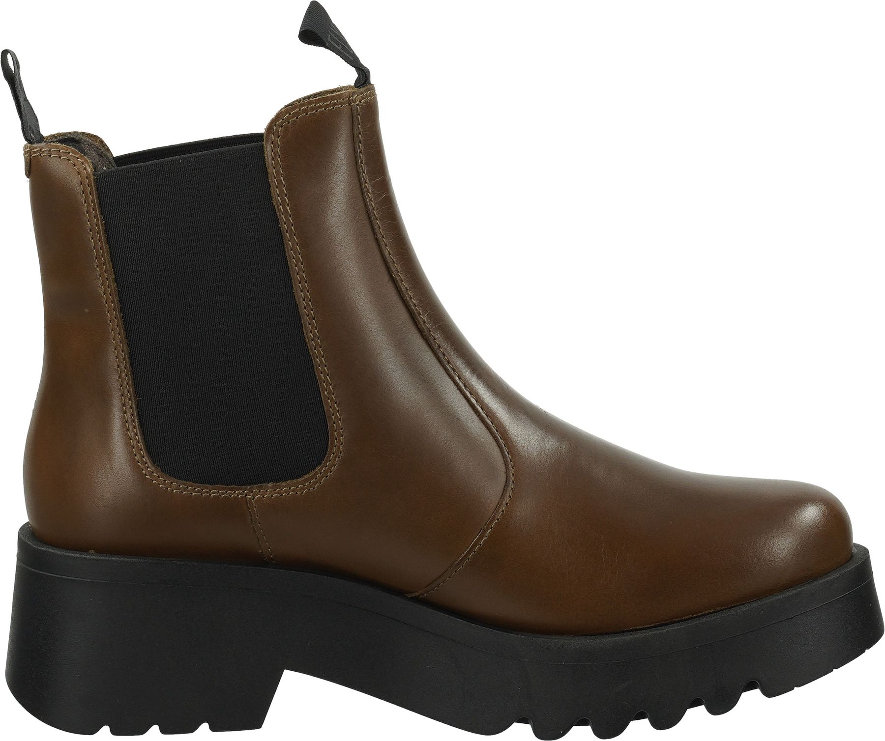 Trendige FLY London Stiefelette Schlupfschuhe f&uuml;r Damen P144789 005 Braun