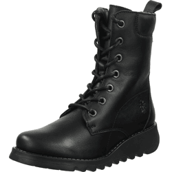 Sportliche FLY London Stiefelette Schnürschuhe für Damen P145015 000 Schwarz