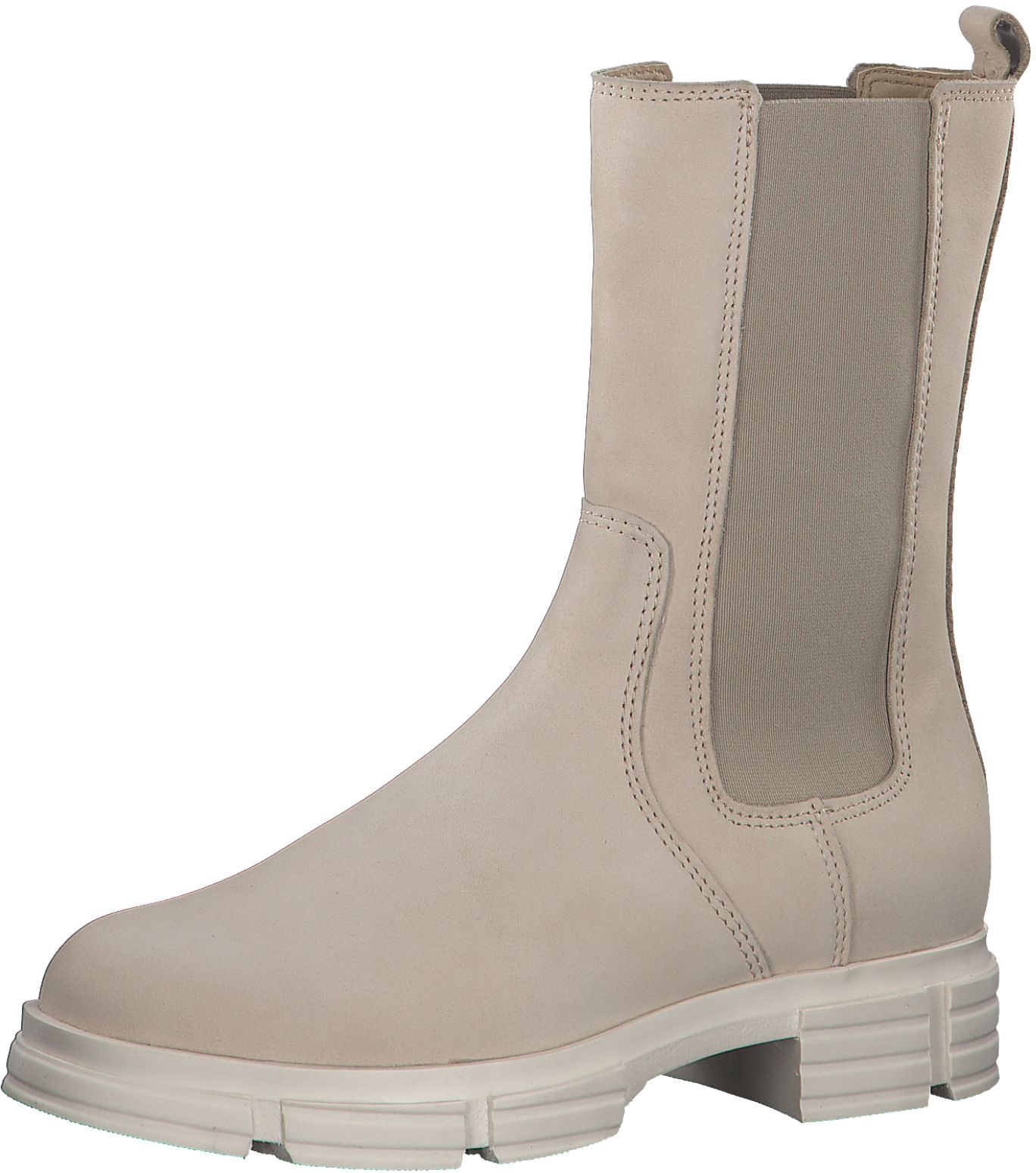 Trendige s.Oliver Stiefelette Schlupfschuhe f&uuml;r Damen 5-5-25488-29 407 Beige