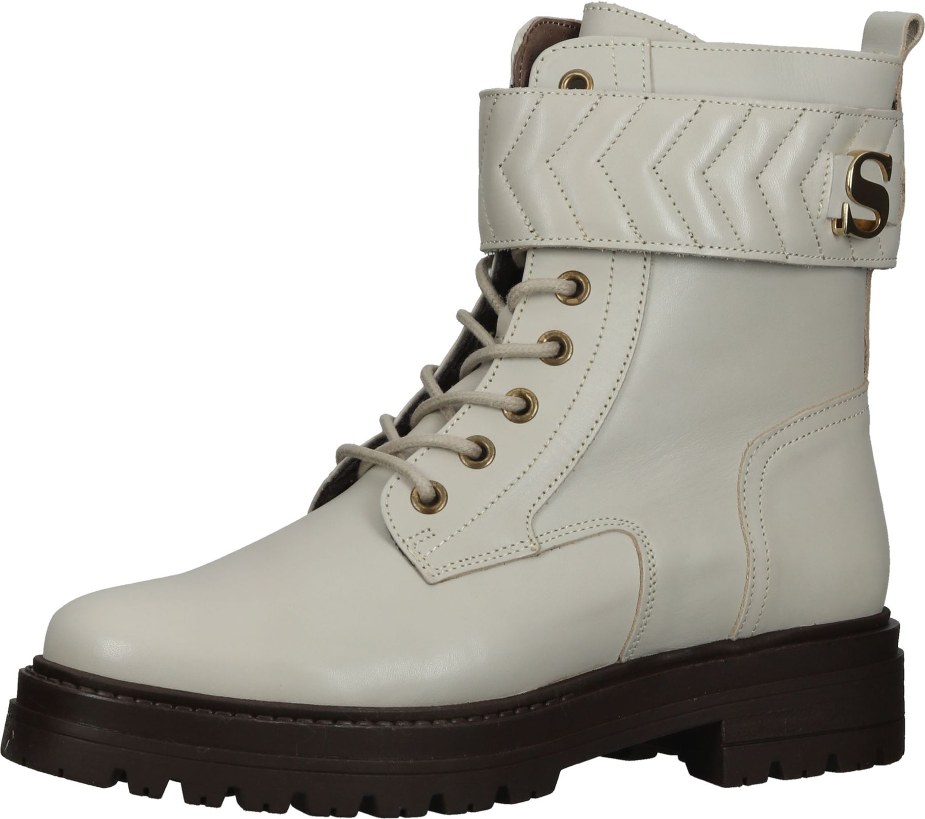 Hochwertige SCAPA Stiefelette Schn&uuml;rschuhe f&uuml;r Damen 21/6664 110 Beige