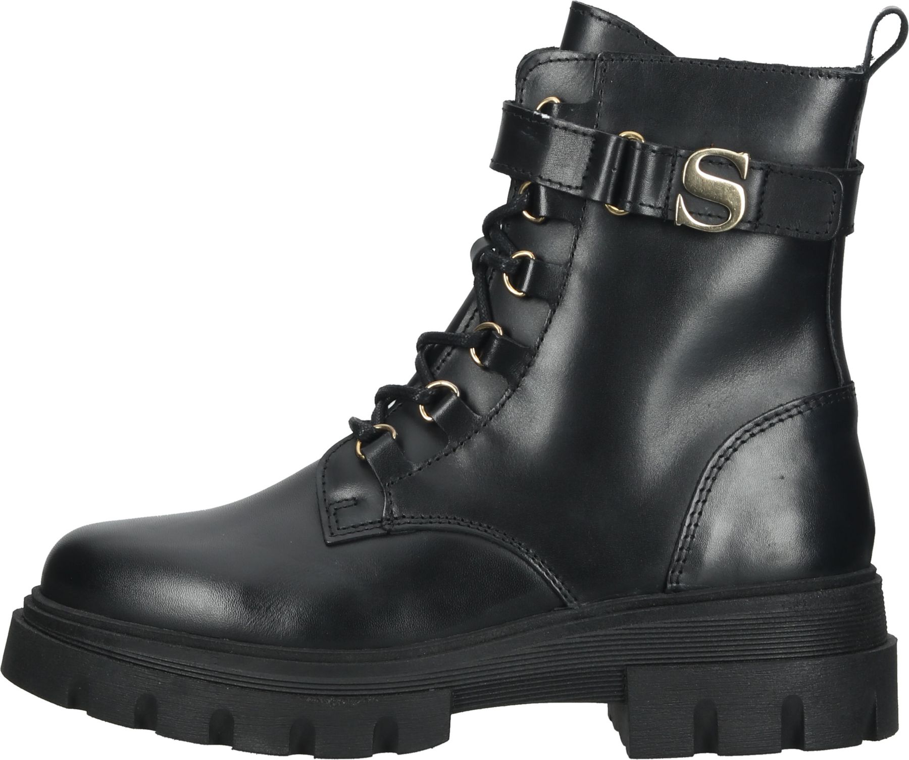 Sportliche SCAPA Stiefelette Schn&uuml;rschuhe f&uuml;r Damen 21/6684 900 Schwarz
