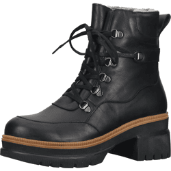 Komfortable ILC Stiefelette Schnürschuhe für Damen C46-8940 -01 Schwarz