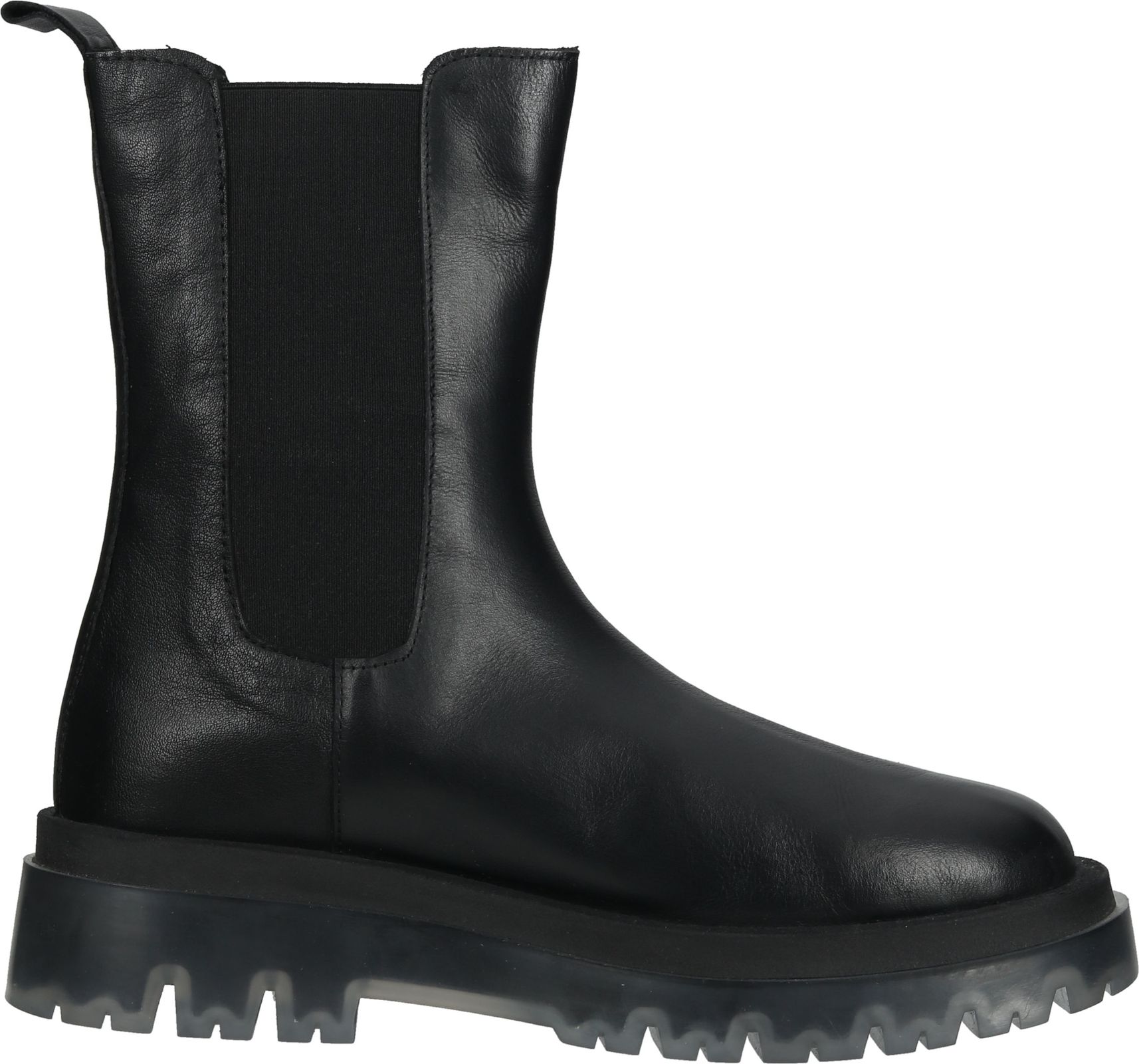 Bequeme LAZAMANI Stiefelette Schlupfschuhe f&uuml;r Damen 67.071 black Schwarz