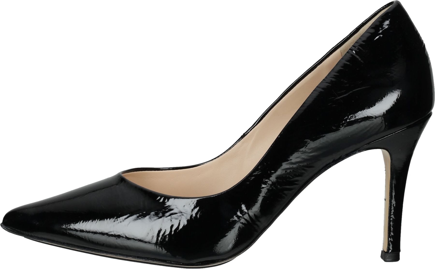 Sportliche h&ouml;gl Pumps Schlupfschuhe f&uuml;r Damen 6-187004 0100 Schwarz