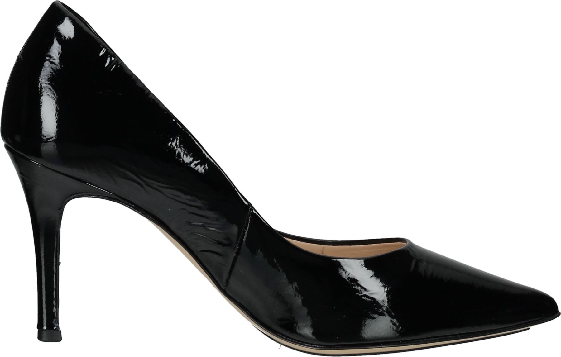 Sportliche h&ouml;gl Pumps Schlupfschuhe f&uuml;r Damen 6-187004 0100 Schwarz