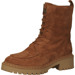 Bequeme högl Stiefelette Schnürschuhe für Damen 4-132422 1100 Braun