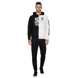 Hollister X NBA Dallas Mavericks Herren Hoodie mit Team-Logo Print Baumwoll-Pullover 322-221-1590-125 Weiß/Schwarz