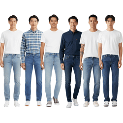 LEVI´S 511 Slim-Fit Herren Jeans-Hose schmale Denim-Hose Baumwoll-Hose 04511 in verschiedenen Ausführungen Blau