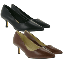 Clarks Violett55 Rae Women's High-Heel Evening Shoes, Genuine Leather Pumps 2616744, Black or Brown
