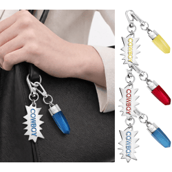 Cool Calvin Klein Downtown Charm Set: Stainless Steel Pendant with Contrasting-Color Resin and 
