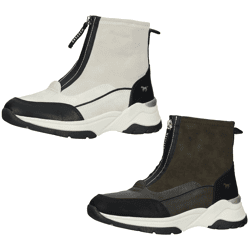 Hochwertige MUSTANG Stiefelette Winter-Boots für Damen mit Reißverschluss 1438-501 Grün oder Weiß
