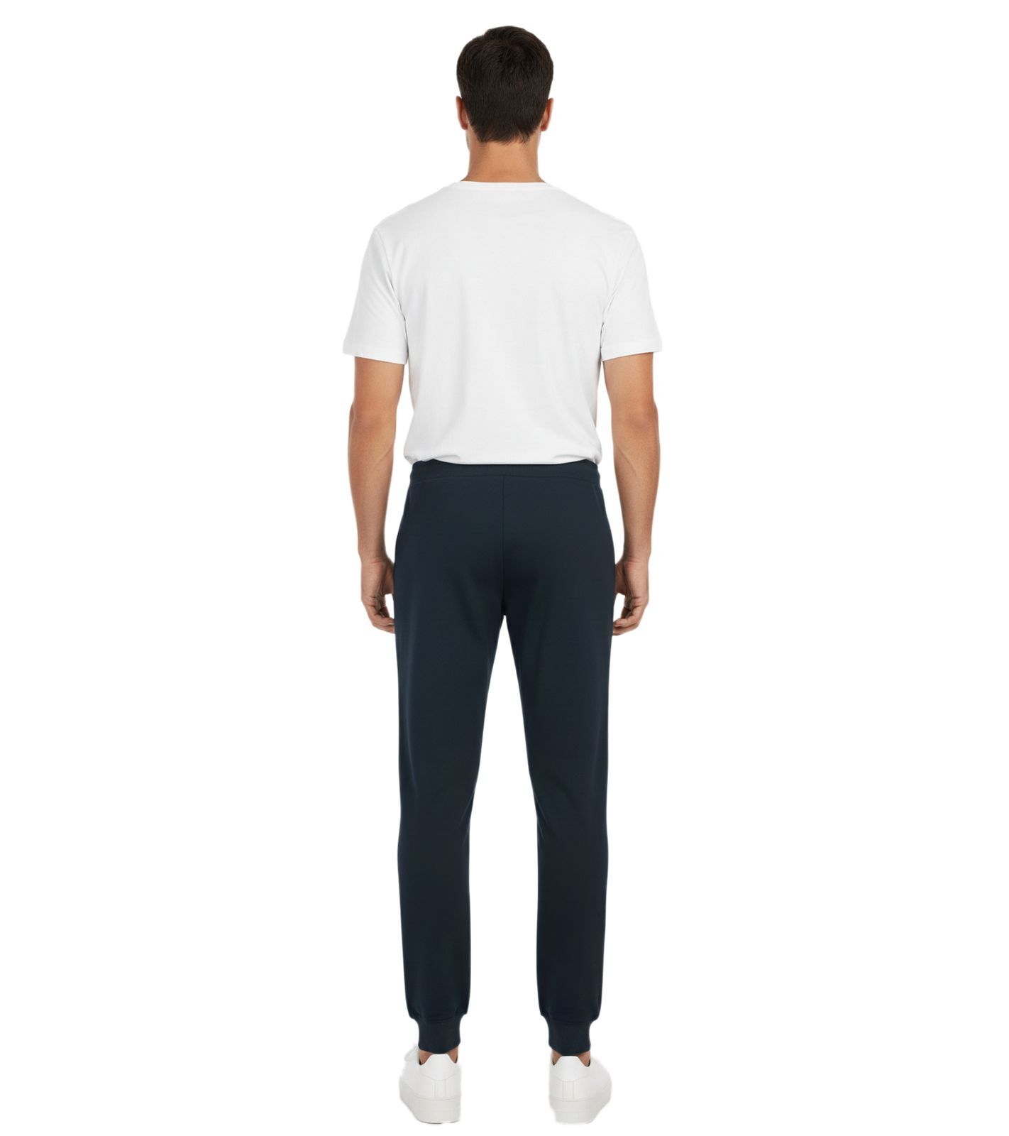 VINSON Herren Jogging-Hose Sweat-Hose mit VINSON-Logo Baumwoll-Hose Sweat Pants Dunkelblau