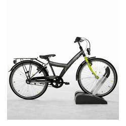 Mobiler BikeClip Essential Fahrrad-Ständer Fahrradhalterung zum freistehenden Abstellen von Fahrrädern Rad-Ständer 48,5x36x24cm Anthrazit