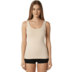 SLEEX Damen Shapewear-Tank-Top Sommer-Tanktop atmungsaktiver Shaper 44032-006 Beige